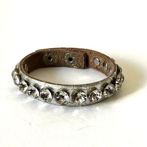 Yik Fung rhinestone wrap bracelet